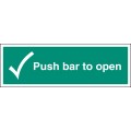 Push Bar to Open