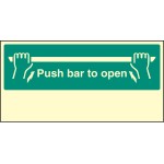 Push Bar to Open