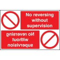 No Reversing without Supervision Reflection Sign