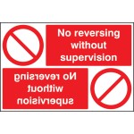 No Reversing without Supervision Reflection Sign