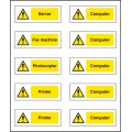 Office Labels (Various Machinery) (Sheet of 10)