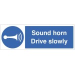 Sound Horn Drive Slowly