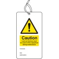 Lockout Tag - Lock Out Device Must be Used On this Equipment (Pack of 10)