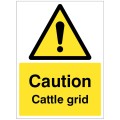 Caution - Cattle Grid