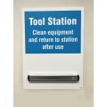 Tool Station Shadow Board with 360mm Magnetic Rail
