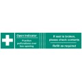First Aid Box Tamper Labels (Pack of 50)