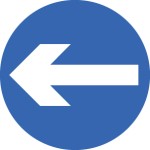 Direction Arrow Left / Right - Class R2 - Permanent 