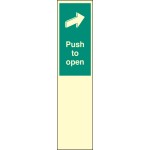 Door Plate - Push to Open