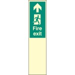 Door Plate - Fire Exit Straight On