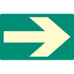 Rectangular - Photoluminescent Floor Marker