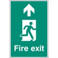 Fire Exit - Up / Straight On - Floor Graphic