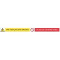 This Racking Has Been Offloaded - Do Not Use until Further Notice
