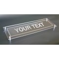 Your Message Here - Visual Impact Sign with Stand-off Locators