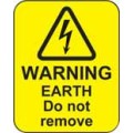 Warning - Earth Do Not Remove Labels