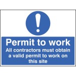 Permit to Work All Contractors Must Obtain a Permit