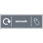 Aerosols - WRAP Recycling Sign