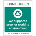 Think Green - We Support Greener Working