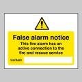 False  Alarm Notice