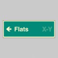Flats X-Y - Arrow Left (Specify when ordering) - 