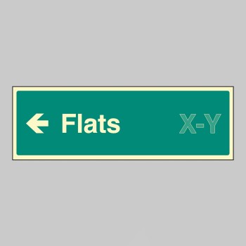 Flats X-Y - Arrow Left (Specify when ordering) - 