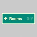 Rooms X-Y - Arrow Left (Specify when ordering) - Rooms X-Y - Arrow Left (Specify when ordering) -