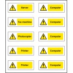 Office Labels (Various Machinery) (Sheet of 10)