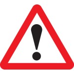! - Road Traffic - Exclamation Symbol ! - Road Traffic - Exclamation Symbol